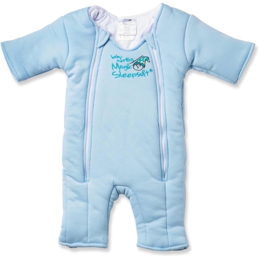 Baby Merlin's Magic Sleepsuit in Blue